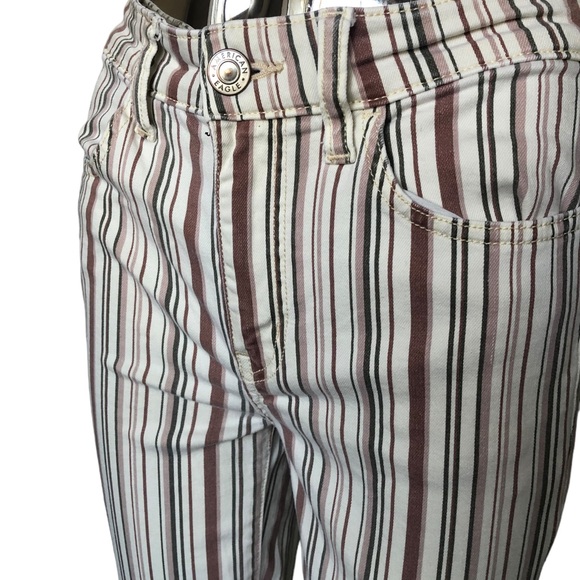 Striped Straight Leg American Eagle Pants 4 - Picture 6 of 6